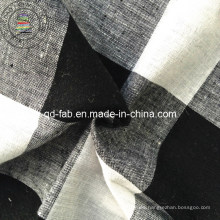 Lino / hilo de algodón Teñido de tela (QF13-0760)